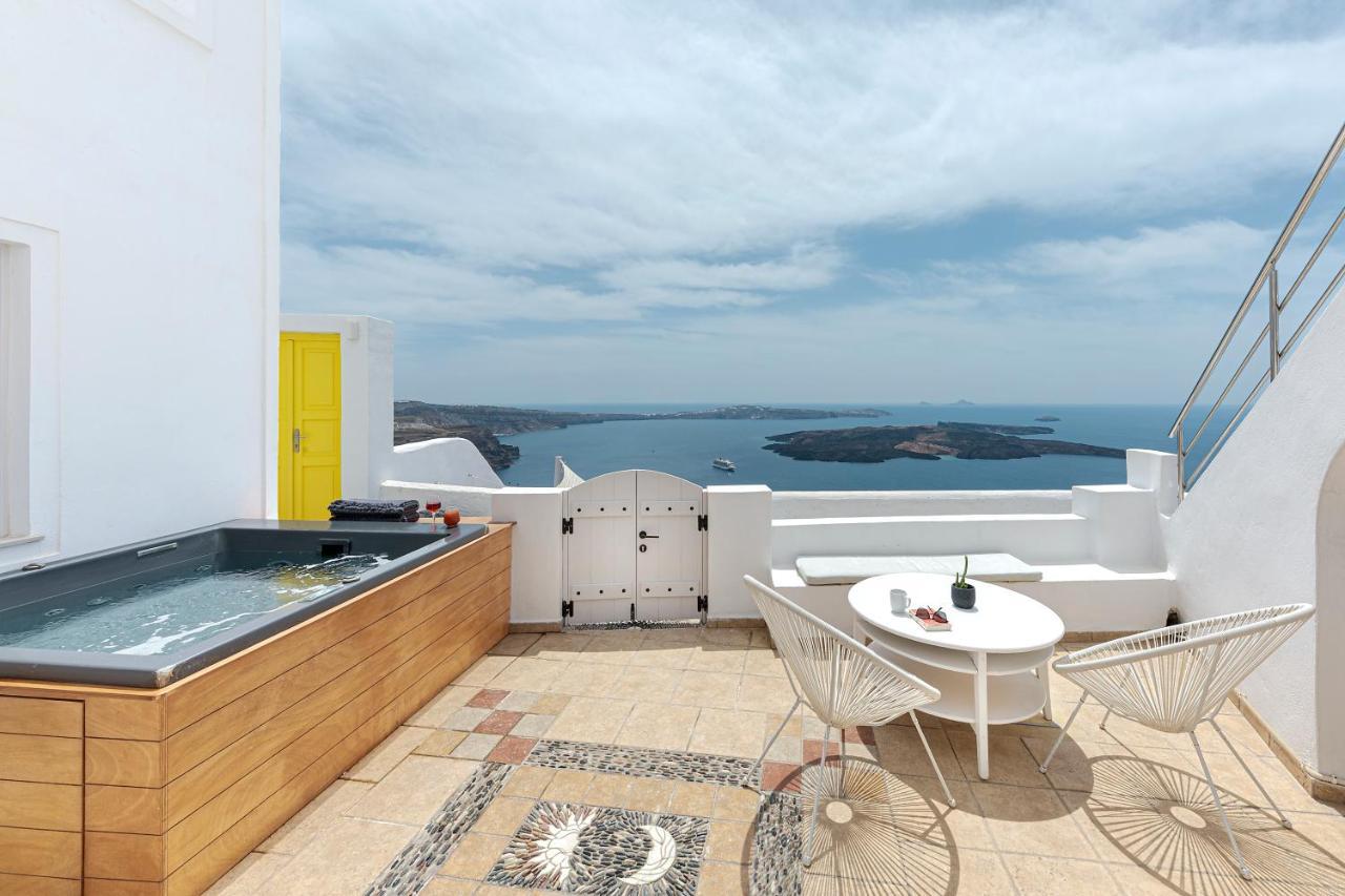 Calderas Hug & Panoramic Sea View - 3 Lux Suites Imerovigli  Exteriér fotografie