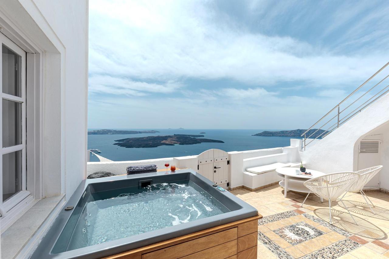 Calderas Hug & Panoramic Sea View - 3 Lux Suites Imerovigli  Exteriér fotografie