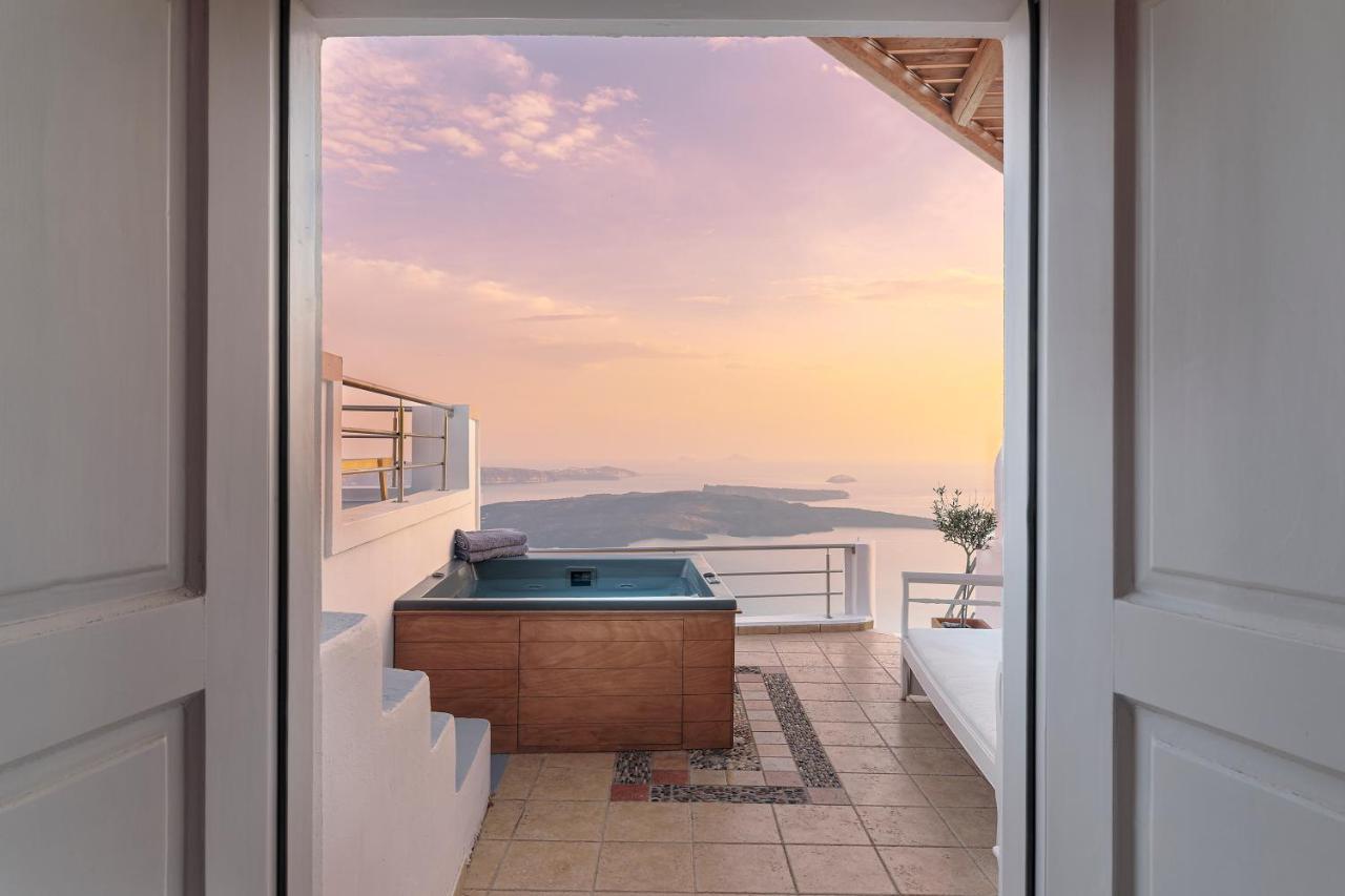 Calderas Hug & Panoramic Sea View - 3 Lux Suites Imerovigli  Exteriér fotografie