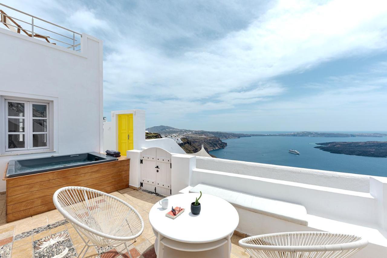 Calderas Hug & Panoramic Sea View - 3 Lux Suites Imerovigli  Exteriér fotografie